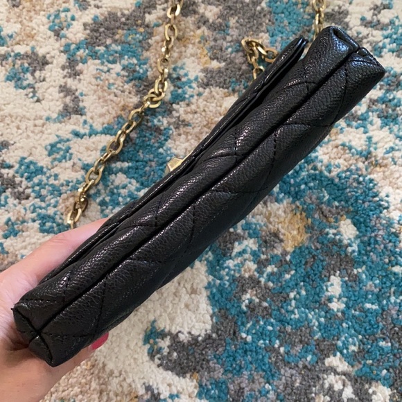 Banana Republic quilted purse with chain - Picture 6 of 11